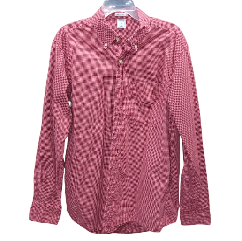 Old Navy Vintage fit long sleeve button-down Size M